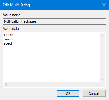 Registry value - before making changes